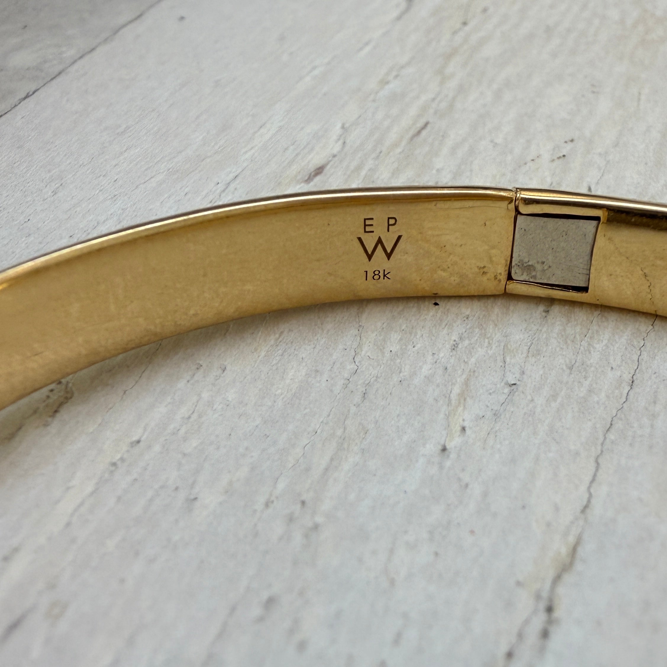 Emily P. Wheeler Pink Sapphire Geode Cuff in 18k Yellow Gold