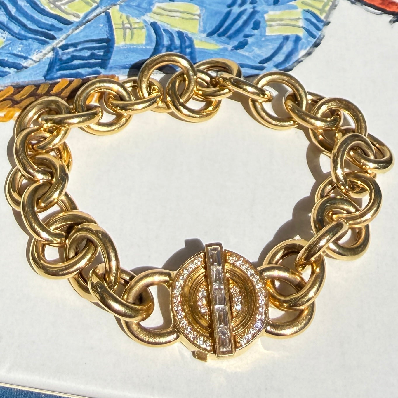 Sorellina Dieci Capri Chain Bracelet in 18k Yellow Gold