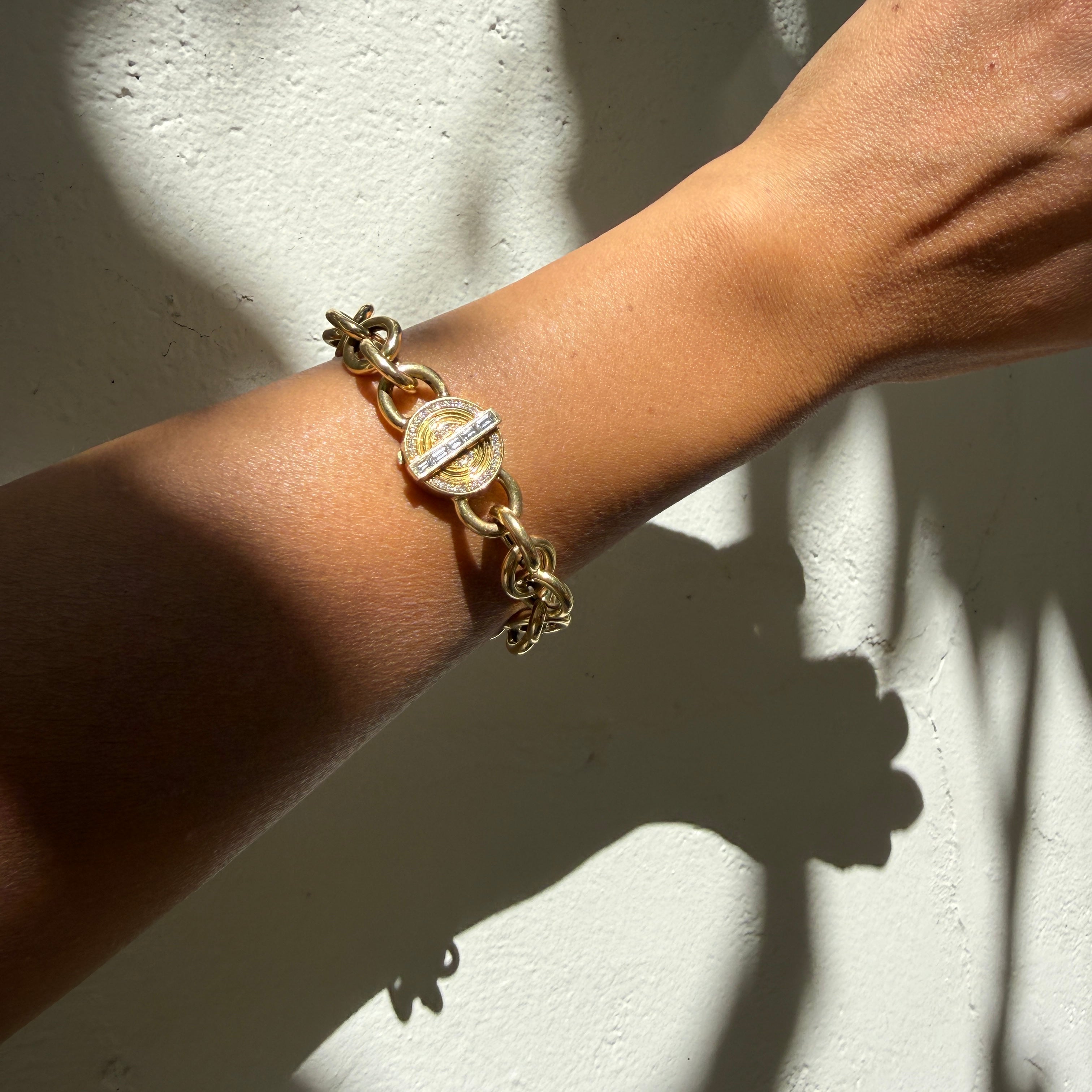 Sorellina Dieci Capri Chain Bracelet in 18k Yellow Gold
