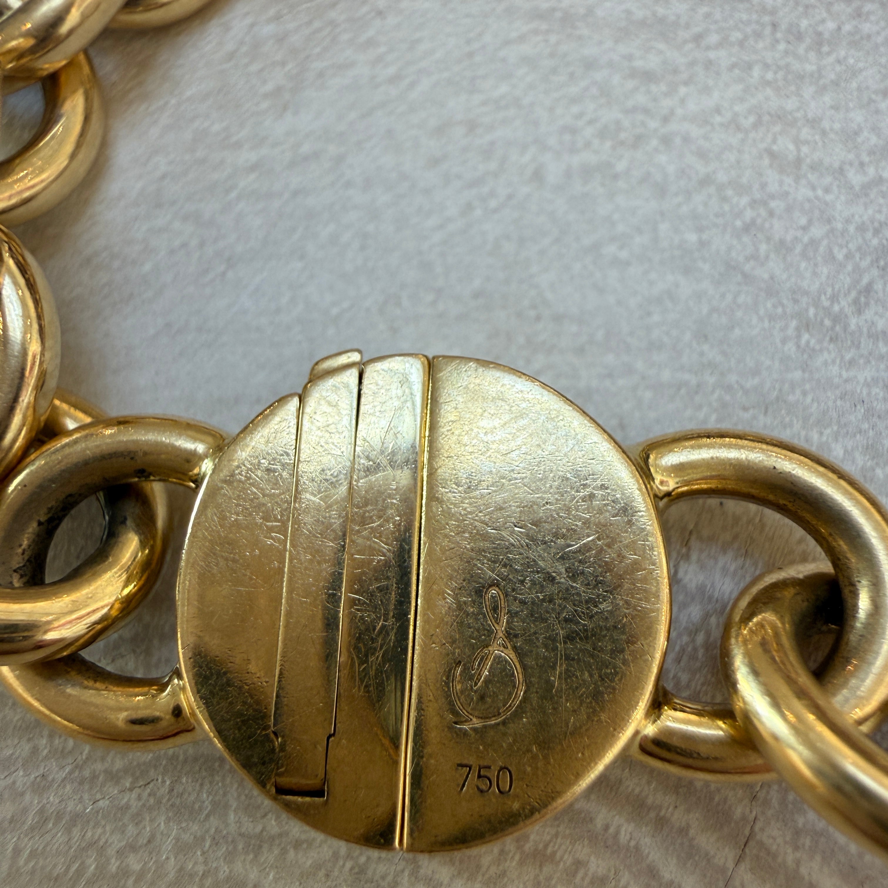 Sorellina Dieci Capri Chain Bracelet in 18k Yellow Gold