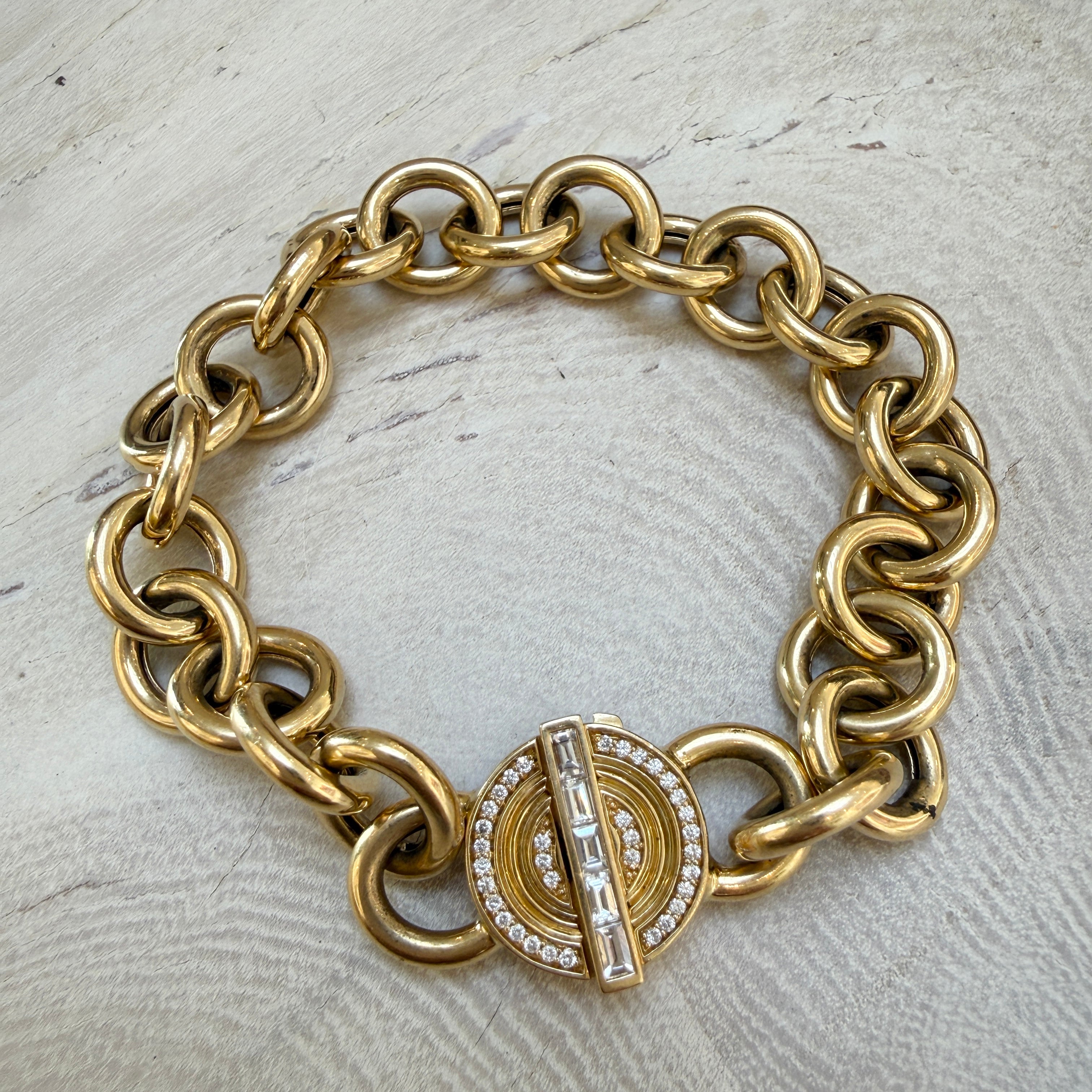 Sorellina Dieci Capri Chain Bracelet in 18k Yellow Gold
