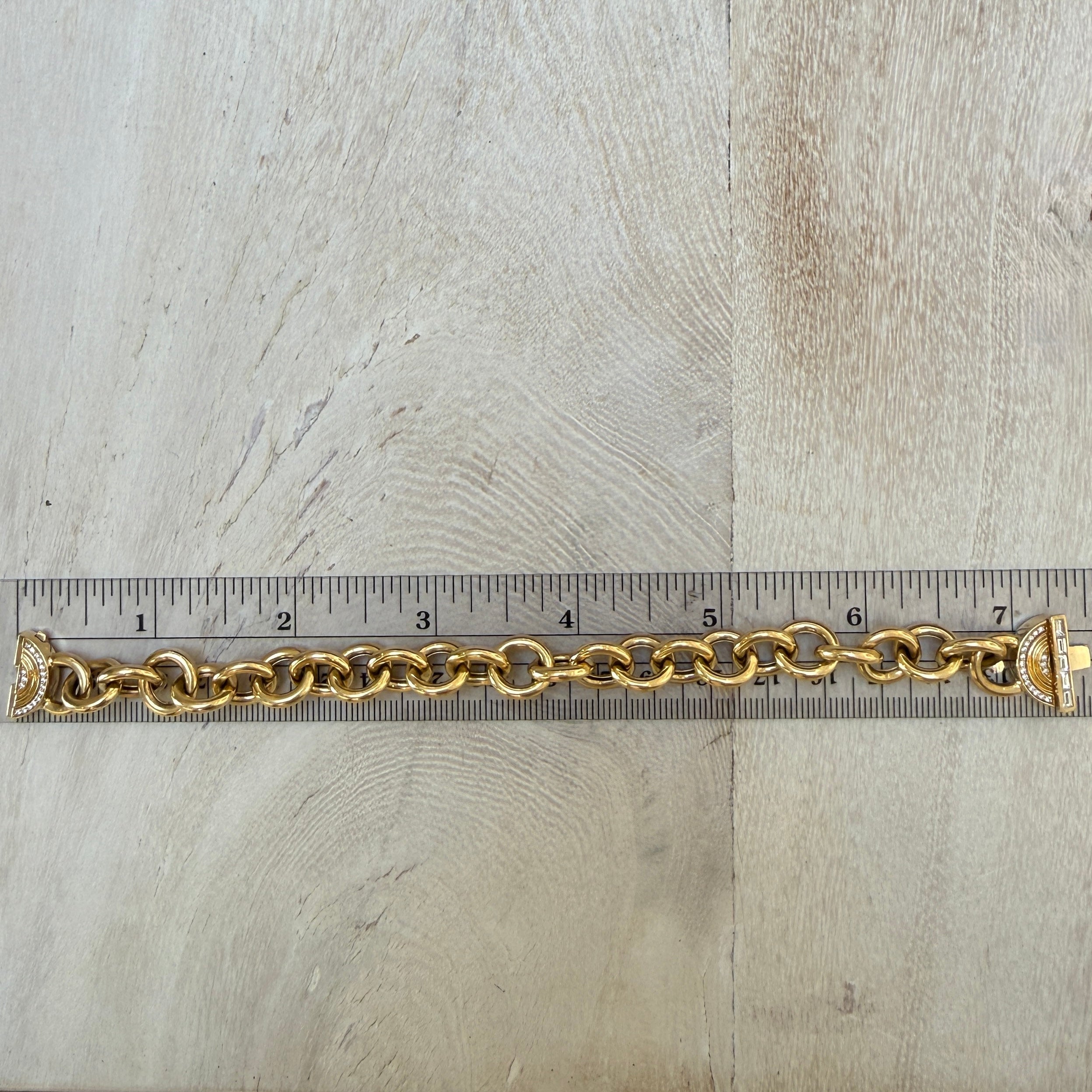 Sorellina Dieci Capri Chain Bracelet in 18k Yellow Gold