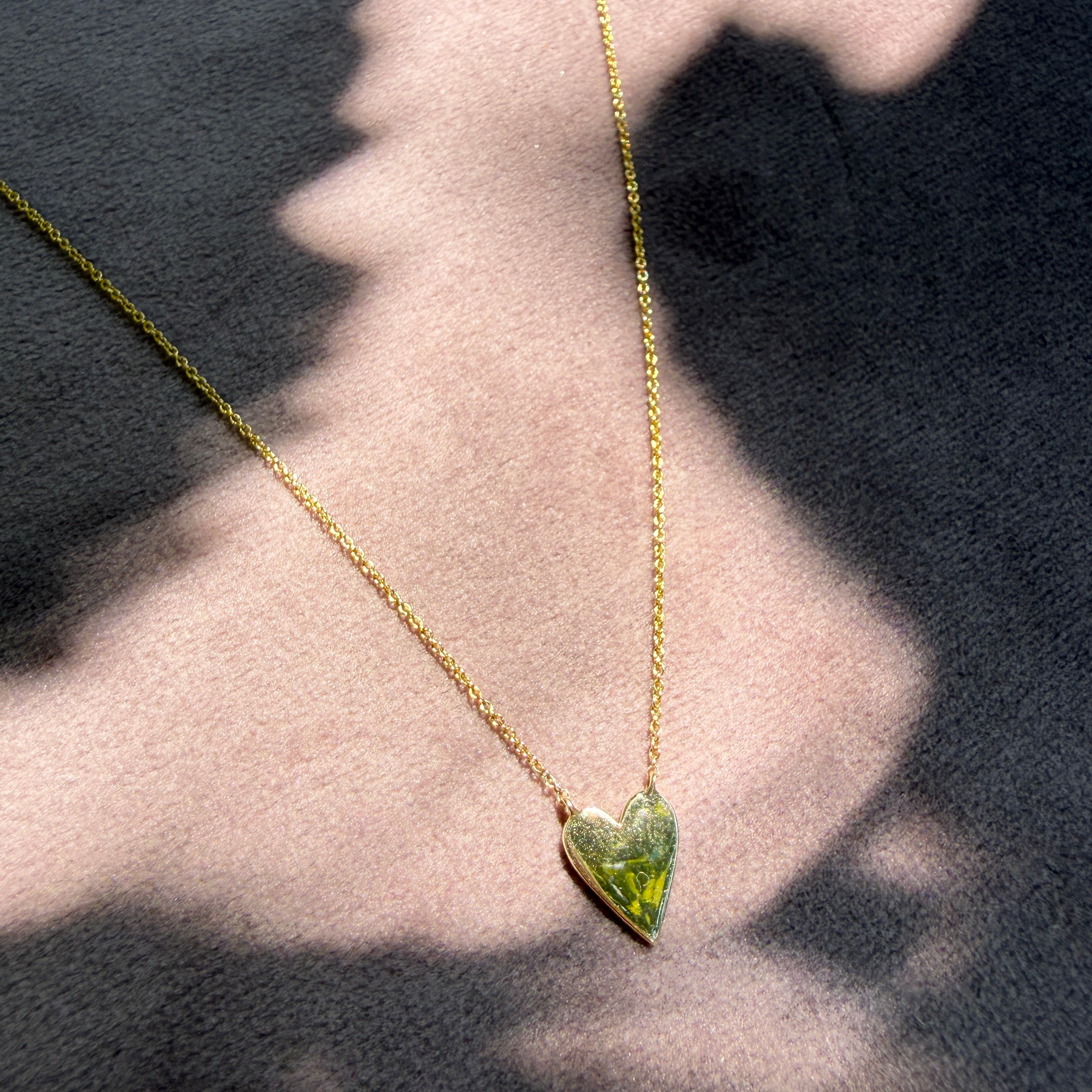Dana Rebecca DRD Heart Necklace in 14k Yellow Gold