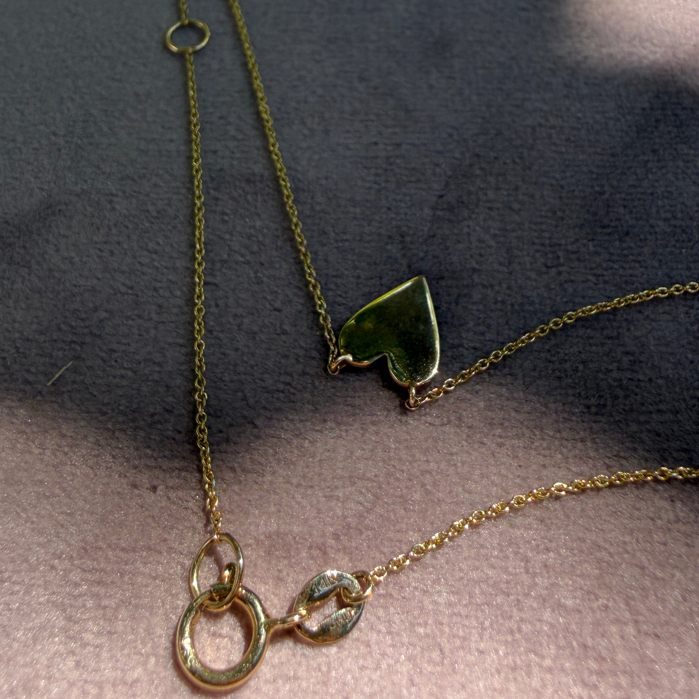 Dana Rebecca DRD Heart Necklace in 14k Yellow Gold