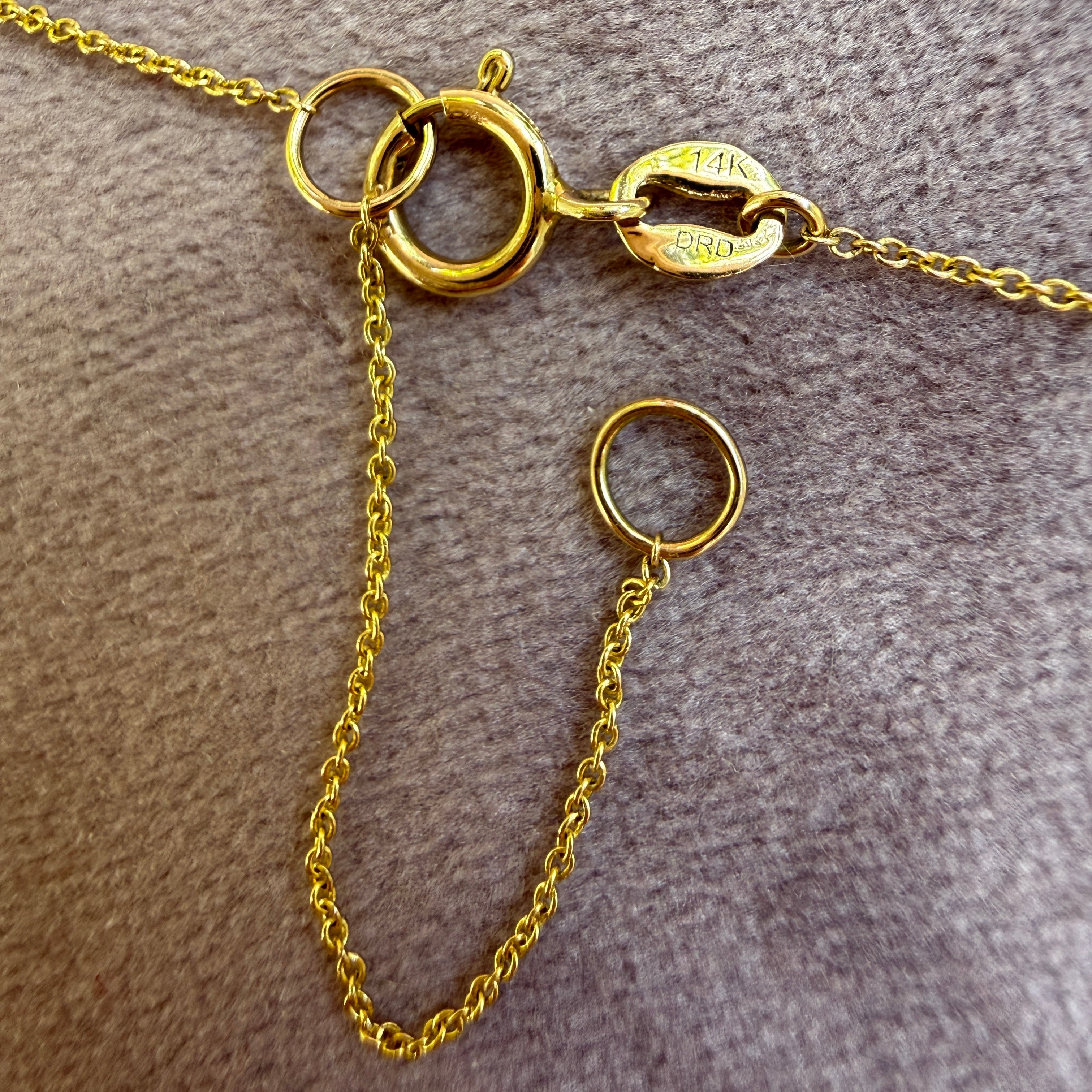 Dana Rebecca DRD Heart Necklace in 14k Yellow Gold