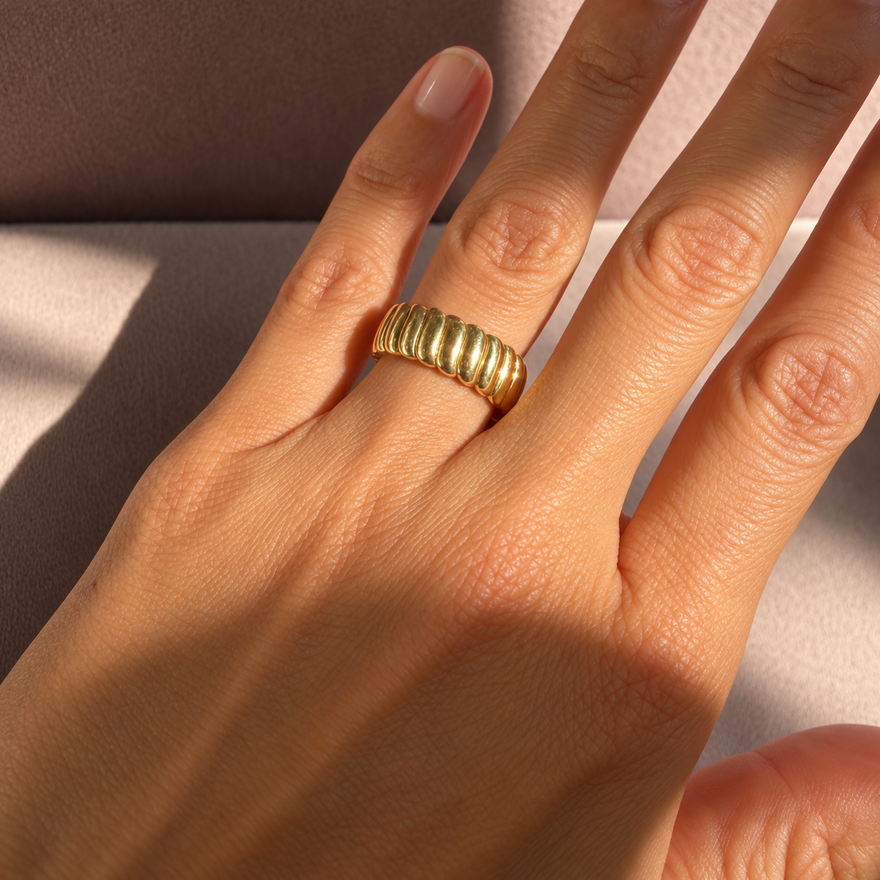 Anita Ko 18k Yellow Gold Classic Zoe Ring