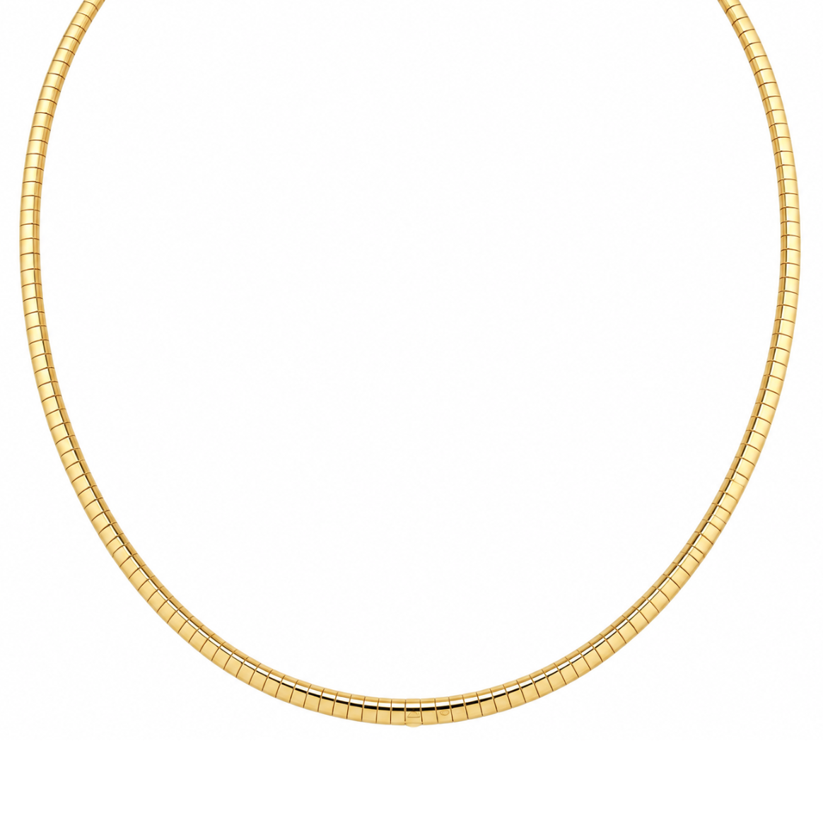 FoundRae Small Sleek Collar Necklace, 18" Custom Length